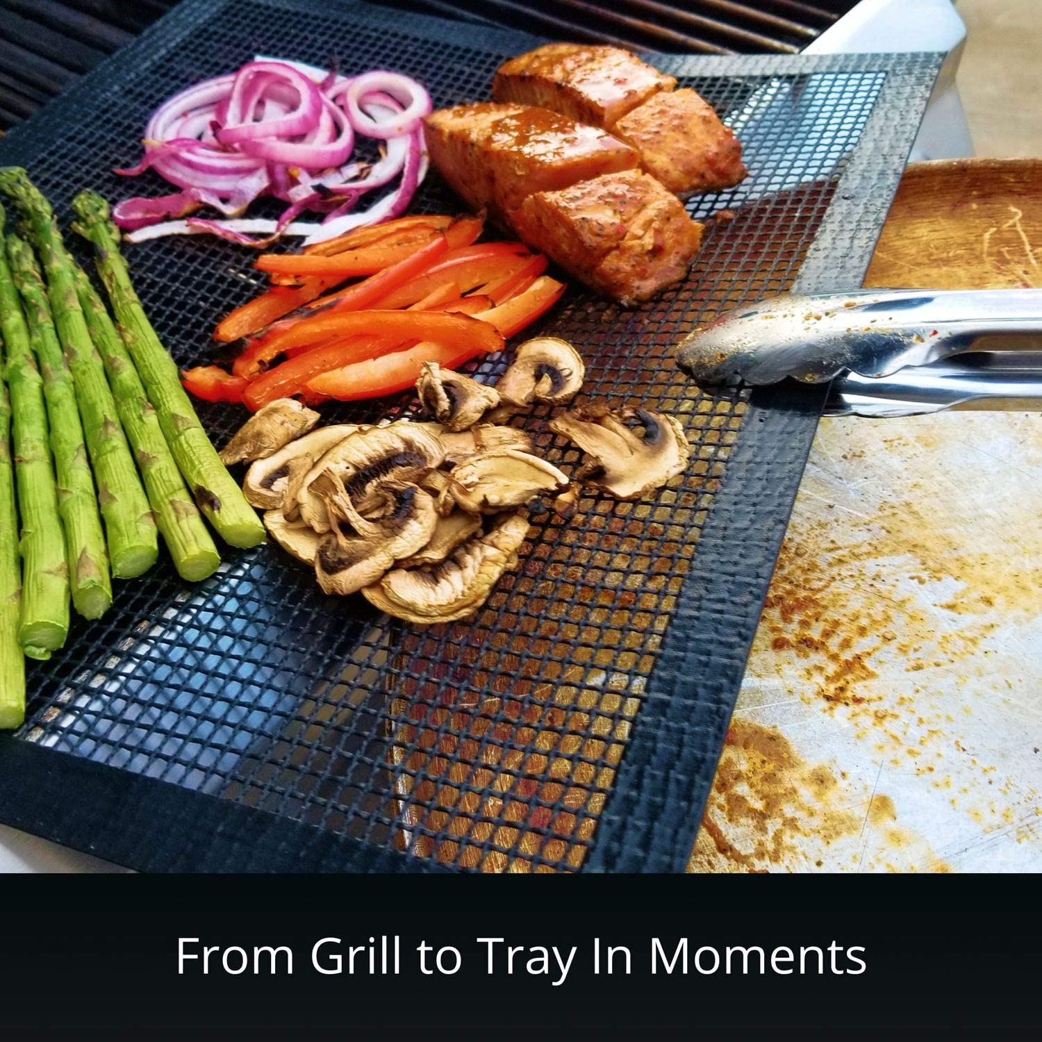 SIGVAL Mighty Mat - Non-Stick Grill Mesh Mats