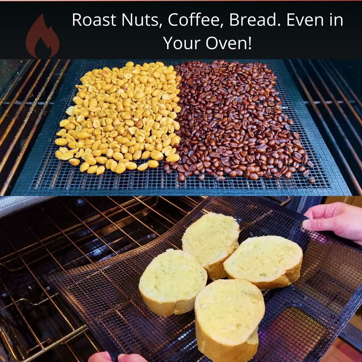 SIGVAL Mighty Mat - Non-Stick Grill Mesh Mats