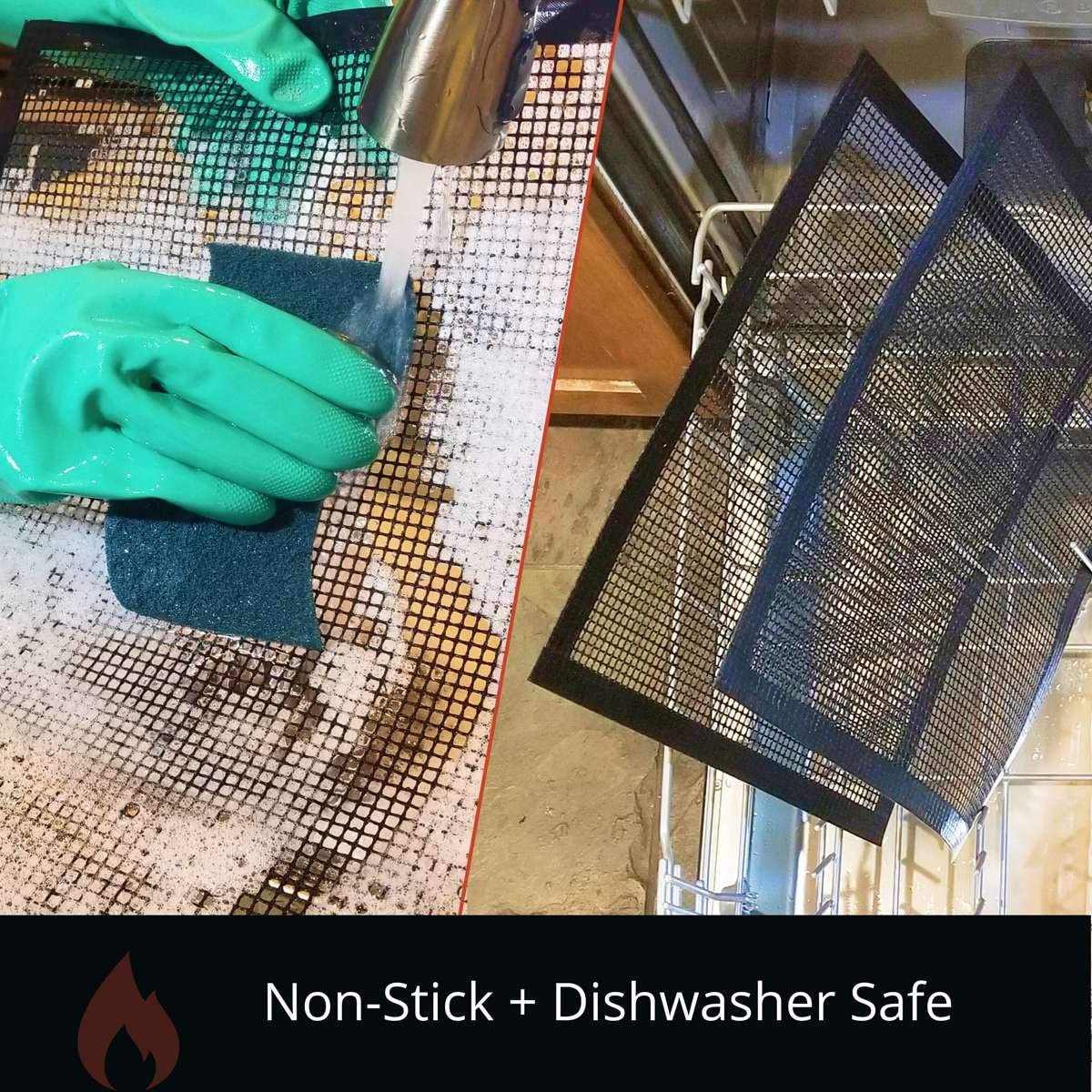 SIGVAL Mighty Mat - Non-Stick Grill Mesh Mats