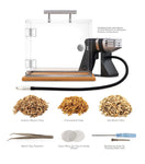 The Smoking Cube - Cocktail Smoker Gun and Display Board with Wood Chips