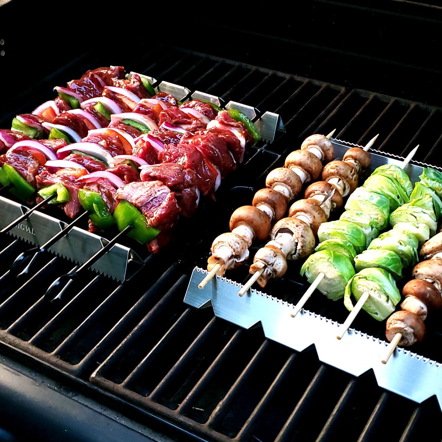 SIGVAL Shish Kabob Rack Stand